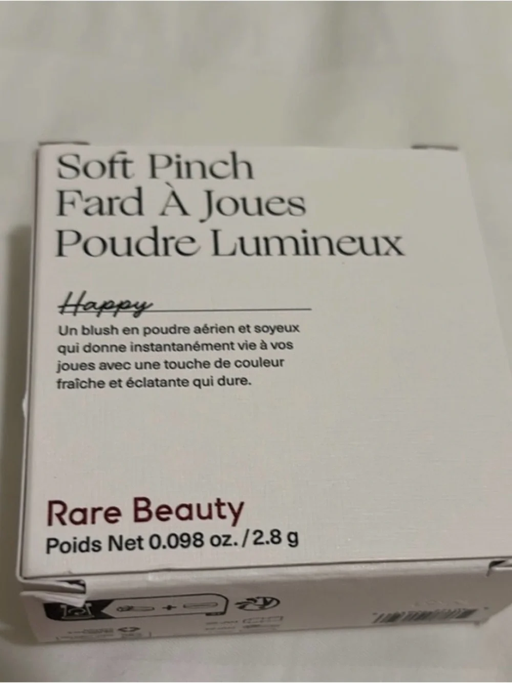 Rare beauty soft pinch luminous powder blush in Happy